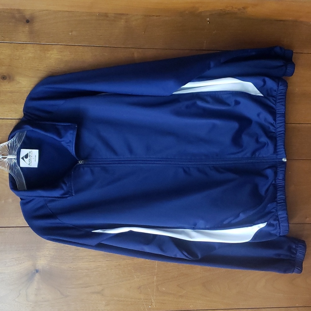 Augusta Sportswear Jacket Men's Navy/White large